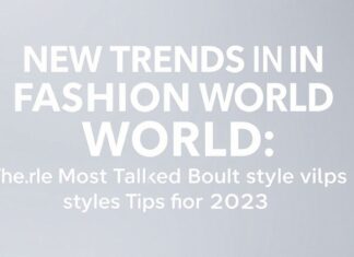 Moda Dünyasında Yeni Trendler: 2023’ün En Çok Konuşulan Stil ve İpucuları New Trends in the Fashion World: The Most Talked-About Styles and Tips for 2023