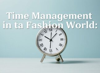 Moda Dünyasında Zaman Yönetimi: Stilden Vakti Bulun Time Management in the Fashion World: Finding Time for Style