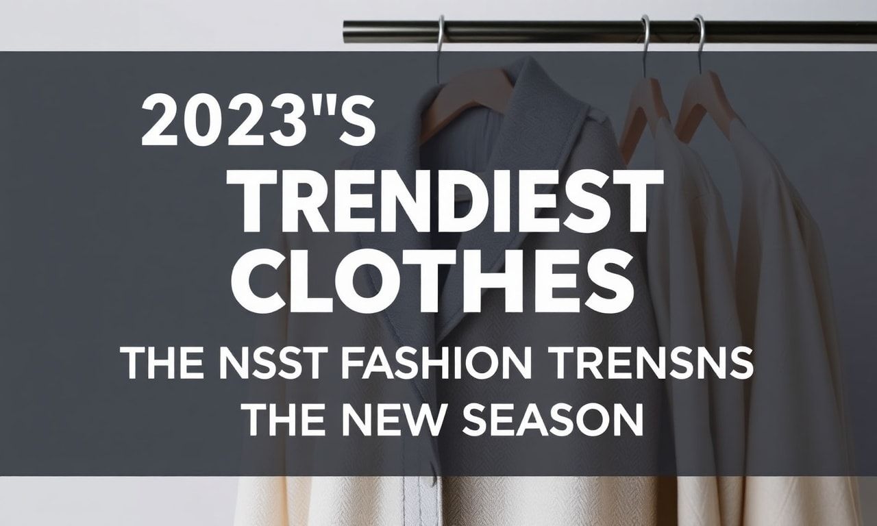 2023 Yılının En Trend Giysiler: Yeni Sezonun En Çok Beğenilen Modaları
