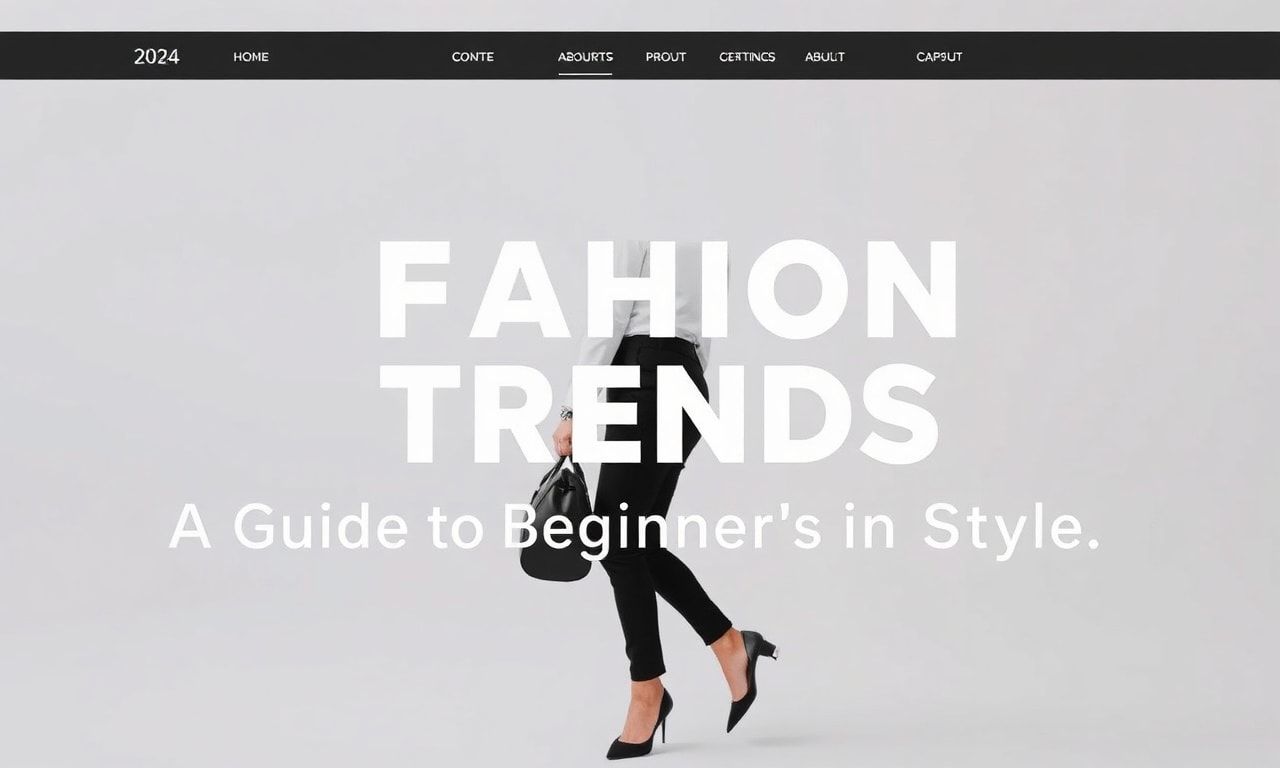 2024 Moda Trendleri: Stilde Yeni Başlayanlar İçin Rehber