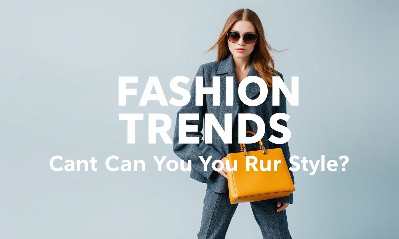 2024 Moda Trendleri: Stilinizi Nasıl Yenileyebilirsiniz?