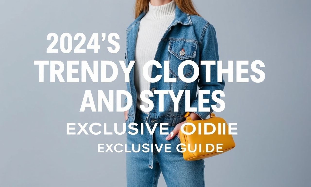 2024'ün En Trend Giysi ve Stilleri: Gumusyuzuk.net İçin Özel Kılavuz