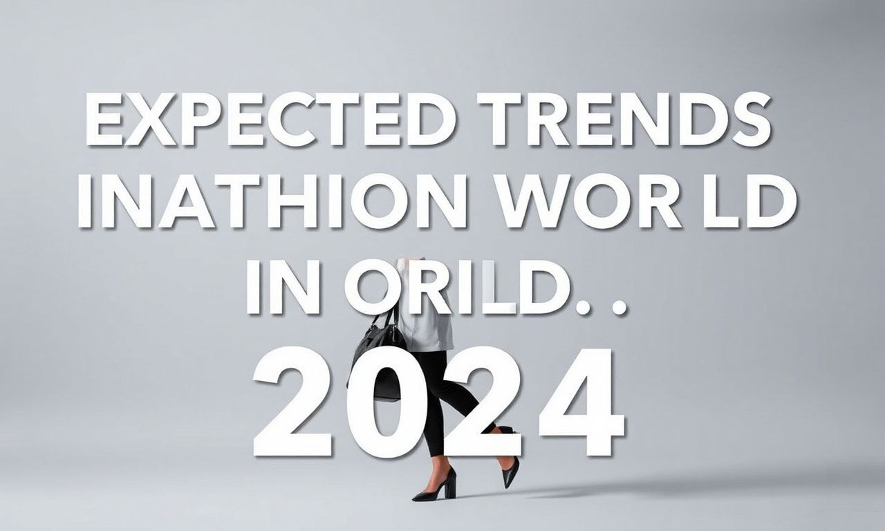 2024'te Moda Dünyasında Beklenen Trendler