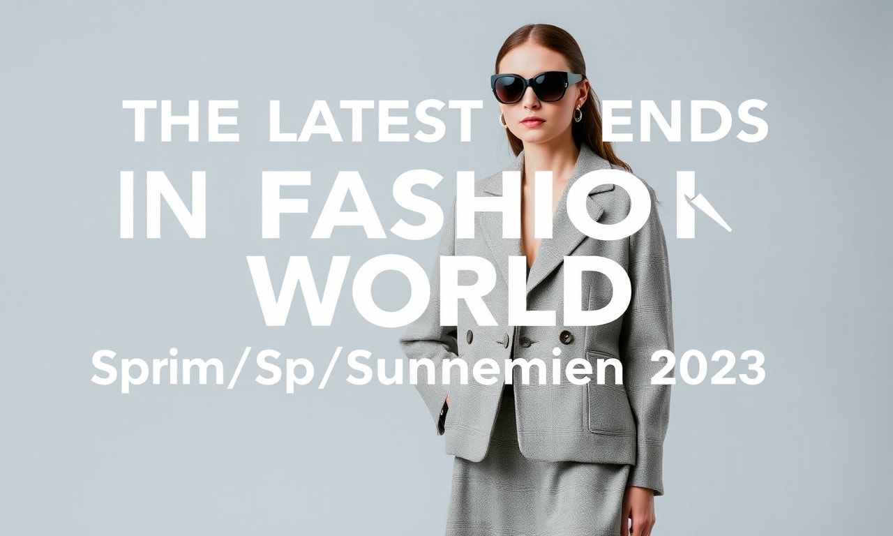 Moda Dünyasının En Güncel Trendleri: 2023 Bahar/Yaz Sezonu