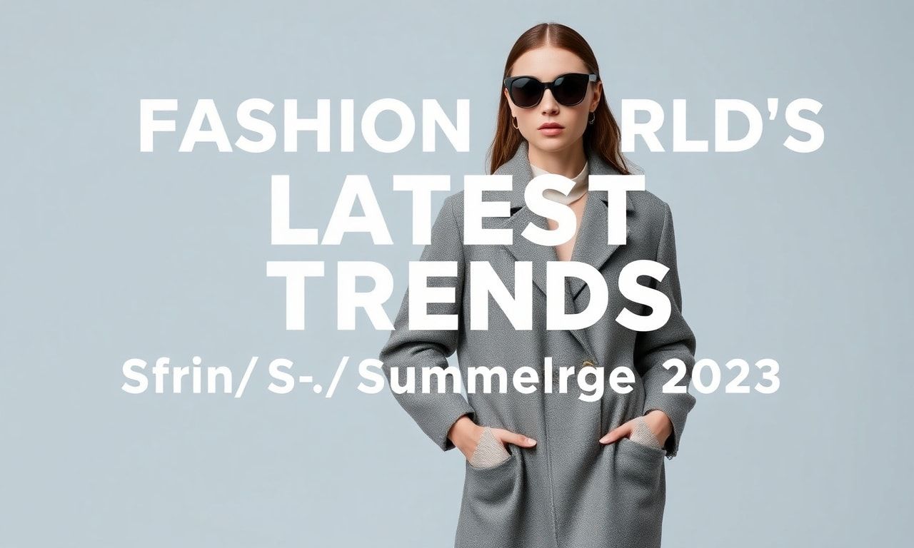 Moda Dünyasının En Güncel Trendleri: 2023 Bahar/Yaz Sezonu