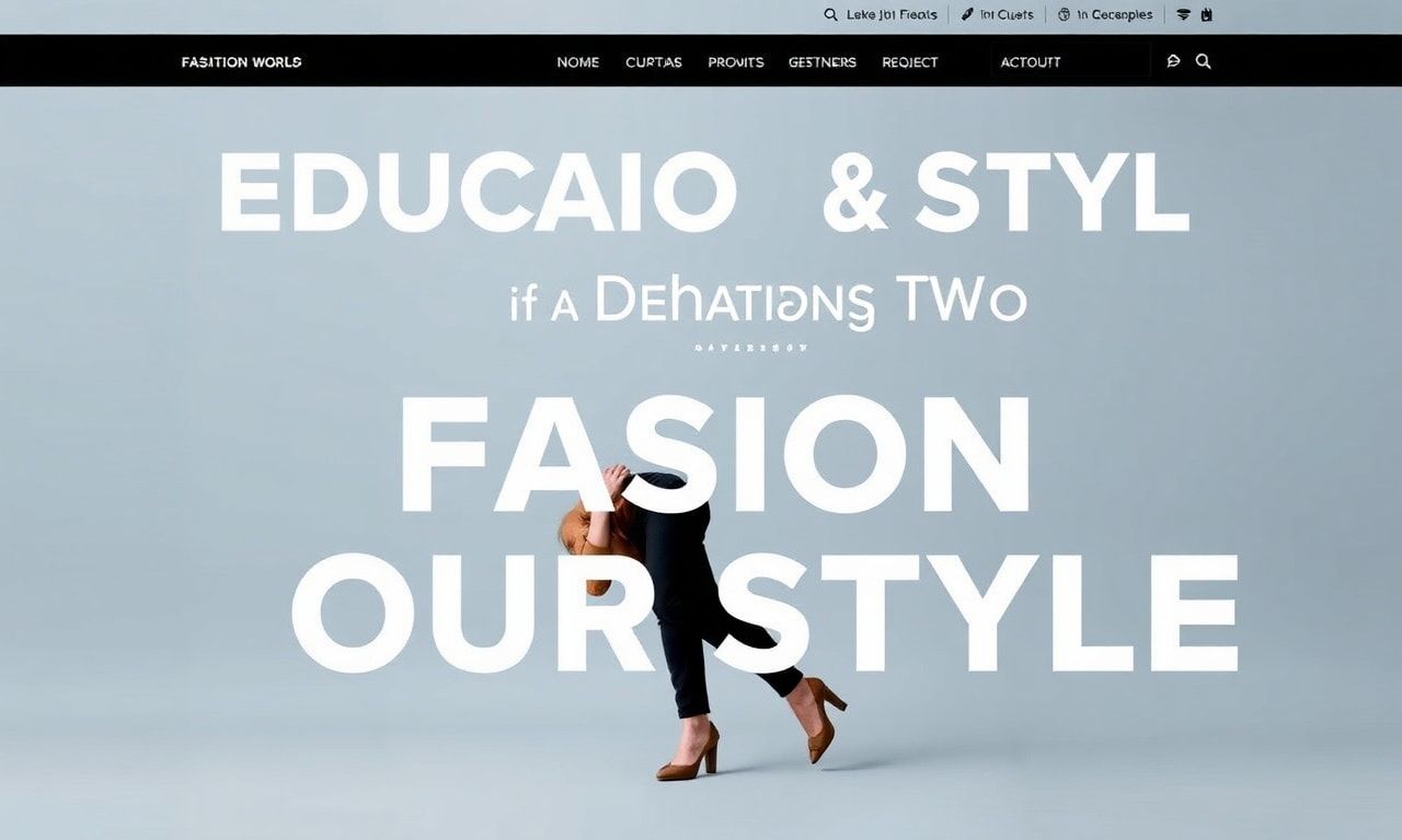 Moda Dünyasında Eğitim ve Stilde Birleşim: Stilinizi Geliştirmek İçin İpucları