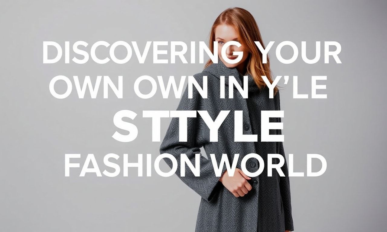 Moda Dünyasında Kendi Stilinizi Bulun: İpucları ve Trendler