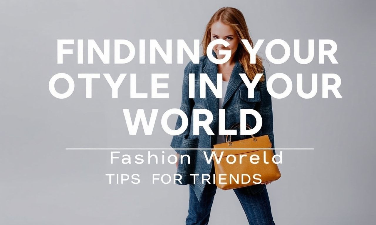 Moda Dünyasında Kendi Stilinizi Bulun: İpucları ve Trendler
