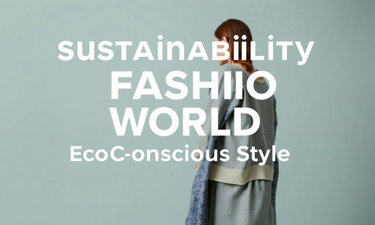 Moda Dünyasında Sürdürülebilirlik: Yeşil Çevreye Duyarlı Stil