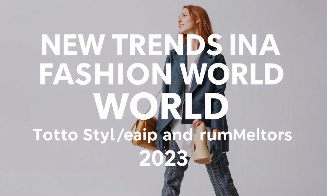 Moda Dünyasında Yeni Trendler: 2023'ün En Çıkış Yapan Stil ve Giyim Önerileri