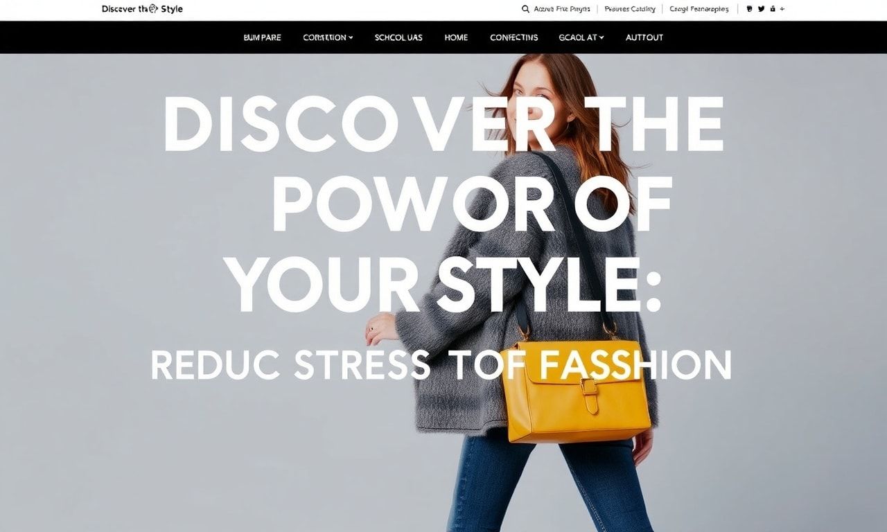 Moda ile Stres Azaltma: Stilinizin Gücünü Keşfedin