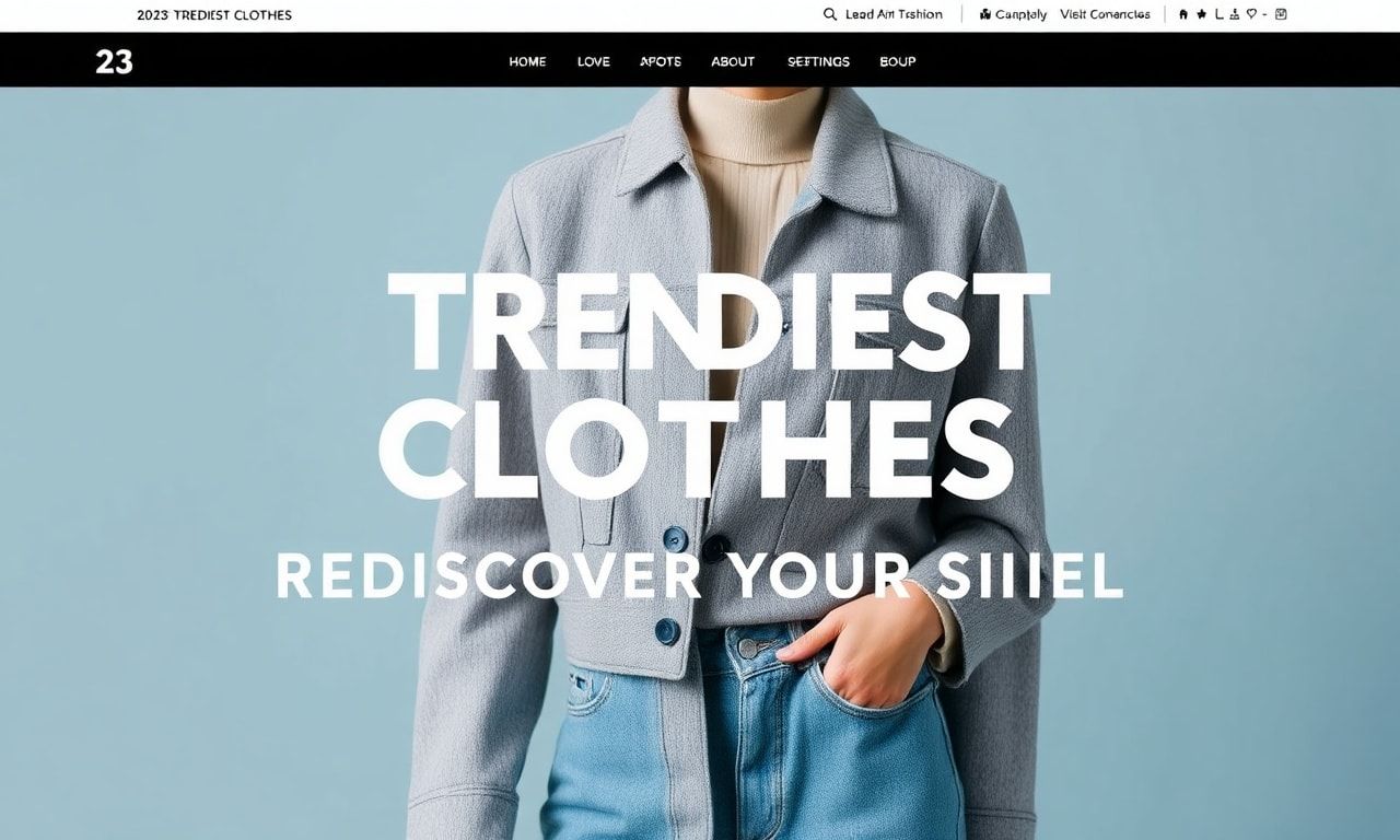 2023 Yılının En Trendy Giysiler: Stilinizi Yeniden Keşfedin